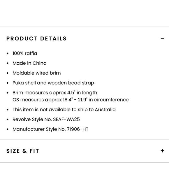 Seafolly Raffia Cowgirl Hat in Natural - Picture 2 of 7